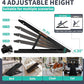 Dog Ramp for Bed, Adjustable Pet Ramps for Dog to Get on Bed, Non-Slip Rubber Surface - Folding Wooden Dog Ramp for Small/Large/Old Dogs, Adjustable up to 19.5 inch High Beds