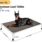 Veehoo Chew Proof Elevated Dog Bed - Cooling Raised Pet Cot - Silver Aluminum Frame and Durable Textilene Mesh Fabric, Unique Designed No-Slip Feet for Indoor or Outdoor Use, Brown, X-Large, CWC2003