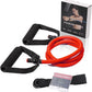 Resistance Bands with Handles for Working Out Women and Men, Exercise Bands with Door Anchor, Stretch Bands for Home Workouts, Simple Guide Included