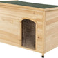 Large Solid Wooden Dog House,Suitable for Both Indoor and Outdoor, Suitable for Large Dogs and Animals of The Following Size, Easy to Clean,Can DIY,45.75" W x 31.25" D x 32.5" H