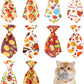 PET SHOW 10 Pack Thanksgiving Small Dog Ties Neckties for Doggies Cats Adjustable Holiday Grooming Accessories Neck Ties Bowties Girl Boy Pets Festival Costumes Puppies Party Gift Favor(Small)