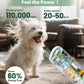 2-in-1 Hands-Free Dog Hair Dryer with Table Clamp – Low Noise Pet Grooming Dryer for Dogs & Cats, Adjustable Heat & Speed, Wearable or Desktop Use(Green)