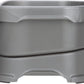 Neater Pet Brands Neater Feeder Deluxe Mess Proof Dog Bowls Elevated for Small Dogs Under 19 lbs, Made in USA, No Spill Raised Dog Food Bowl Stand Feeding Station, Food and Water Bowl Set, Grey