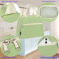 FlowFly Insulated Lunch Cooler Bag - Tote Bag Organizer for Women/Men, Prairie Green
