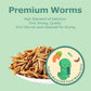 10LB Dried Black Soldier Fly Larvae, More Calcium Than Dried Mealworms, High Protein Chicken Feed, Poultry Treat