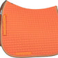 HORZE Adepto Quilted Quick-Dry Dressage Saddle Pad for Horses with Two-Tone Trim