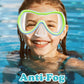 Aegend Kids Swim Mask Goggles, Tempered Glass 180° HD Wide View with Nose Cover