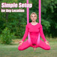Aerial Silks Kit & Aerial Yoga Hammock - 11Yd Premium Fabric Hardware - Easy Setup for Flying Yoga, Aerial Swing & Fitness - Supports Up to 14ft Rigging