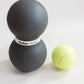 Fitness Infinity Roller, Peanut Foam Massage Ball, Large 8-Inch Double Exercise Roller (Gray - Standard)