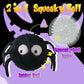 DKING 3Pack Squeaky Dog Balls,2 in1 Funny Puppy Ball Toys,Birthday Dog Toy for Small Medium Dogs (Halloween Ball)