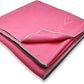 Flow Hydro Sport Towel - Microfiber Quick Dry Swimming Towels for Swim, Pool, Triathlon, and Other Water Sports in Medium, Large, Extra Large, and Hooded Sizes (Pink, Large (60" x 30"))
