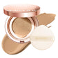 Cushion Foundation | Full coverage, Weightless, Skin fit, Satin Glow Finish, Oil-Control Waterproof Foundation, Sweatproof Flawless BB Cream CC Korean Makeup