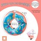 Inflatable Dog Cone Collar with Enhanced Anti-Licking, Soft Neck Donut for Dogs Cats, Recovery Pet Cone Collar After Surgery for Large Medium Small Dogs (Donut Blue, Medium)