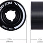 Rollerex ST360 92A Roller Skate Wheels (8-Pack) (Color Options) - Indoor Outdoor - Use for Quad Skate Wheel Replacement (Steel Black)