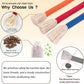 Retro Shaw Cat Toys Chew Ropes, Catnip Rope Toys for Indoor Cats Kitten, Safe Cat String Kitten Chew Teething Toy Kitty Nip Kicker - Pack of 3, 23.6 Inches
