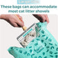 Poop Bags for Dog and Cat - Biodegradable 100% Leak-Proof Pet Waste Bags with Handle, 360 Count, Cornstarch Based Extra Thick, for Dog Poop and Cat Litter Disposal (Unscented)