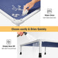 Veehoo Chew Proof Elevated Dog Bed - Cooling Raised Pet Cot - Silver Aluminum Frame and Durable Textilene Mesh Fabric, Unique Designed No-Slip Feet for Indoor or Outdoor Use, Blue, Medium, CWC2003