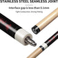 LOTKEY Pool Cue Set of 4-58 Inch 18~21 oz Canadian Maple Professional Billiard Cue Sticks, Pool Cue Stick with Extra 2 Pool Chalks, Pool Sticks for Adults, Durable, for Billiard Players