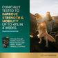 VetriScience Ultimate Strength Healthy Hip & Joint Chews, GlycoFlex Glucosamine, Chondroitin and Green-Lipped Mussel Joint Support Supplement for Dogs, Soothe Joint Discomfort, Duck, 60 Count