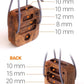 Portable Hangboard for Rock Climbing Holds,Fingerboard Trainer for Hand Grip Strengthener,Pinch Block Grip,Home Gym Fitness Workout Equipment -Hard Wood