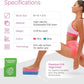 Yoga Blocks 2 Pack Set with Dance Stretch Band & Guide: Non-Slip EVA Foam Block - Ideal Stretching Equipment for Home Workouts, Pilates, Dance, Ballet, Gymnastics, Exercise - Stretch Strap Stuff Props