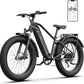 SISIGAD Electric Bike for Adults, 1500w | 50Miles | 32Mph Electric Mountain Bike - 48V 15Ah Removable Built-in Battery, 26" Fat Tire Dirt Ebike - 7Speed Shock Absorber E-MTB UL2849 Tested for Commute