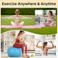 Figure 8 Fitness Resistance Bands with Handles, 20-60lb Adjustable Elastic Excercise Band, Non-Slip Fabric Silicone Bands for Strength Stretch Flexibility Training Arms Back Shoulder Chest Legs