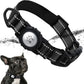 TagME Airtag Dog Collar,Waterproof Reflective Pet Collar with Airtag Holder,Soft Padded and Double D-Rings for Puppy,Black
