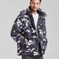 ELLSWOS Men's Waterproof Ski Jacket Winter Snow Coat Warm Hooded Raincoat Windproof Windbreakers