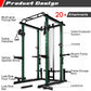 RitFit Multi-Function Squat Rack Power Cage PPC03 with Cable Crossover System, 1000LBS Capacity Power Rack and Packages with Optional Weight Bench, Barbell Weight Set, for Garage Workout & Home Gym