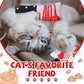 Honoson 8 Pcs Knife Cat Chew Toys Catnip Toys Interactive Stuffed Kitten Chew Toys Teething Resistant for Christmas Halloween Indoor Kitten Cats Boredom Relief Teeth Cleaning(Knife Pattern)