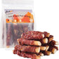 ASMPET Dog Treats, Duck Wrapped Beef Cartilage, Rawhide Free & Grain Free Dog Snacks