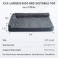 BFPETHOME Orthopedic Dog Beds for Large Dogs-Waterproof Sofa Dog Bed with Removable Washable Cover, Large Dog Bed with Waterproof Lining and Nonskid Bottom,Pet Bed for Large Dogs
