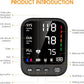Blood Pressure Machine, Automatic Upper Arm Blood Pressure Monitor with 2x199 readout, 4.5 inch Backlit Large Screen Adjustable Large Cuff 9 to 17 inches - arrhythmia and Home Hypertension Detector