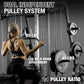 Mikolo Smith Machine, 2200lbs Squat Rack with LAT-Pull Down System & Cable Crossover Machine, Training Equipment with Leg Hold-Down Attachment