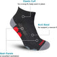BERING Men's Ankle Socks Athletic Running Cushion Quarter (6 Pairs)