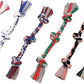 Mammoth Flossy Chews Color Rope Tug – Premium Cotton-Poly Tug Toy for Dogs – Interactive Dog Rope Toy – Tug Dog Chew Toy