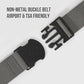 WHIPPY Mens Elastic Stretch Belt Unisex Adventure Web Belt for Women Men with Non-Metal Buckle Adjustable Belts