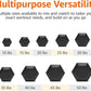 Amazon Basics Rubber Hex Dumbbell Hand Weight