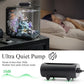 AQQA Aquarium Air Pump,3.5W 5W Dual Outlet Oxygen Pump with 2 Air Stone,Adjustable Air Valve Quiet Bubbler Pump,Up to 160 Gallon Fish Tank (3.5w)