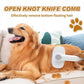 TemApex 2-in-1 Self Cleaning Shedding Brush & Dematting Comb for Long Haired Cats and Dogs, Pet Grooming Deshedding Brush for Dog and Cat Removes Loose Fur & Tangles