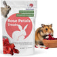 Snout and Shell Rose Petals Treats – Natural Snack for Rabbits, Guinea Pigs & Chinchillas – Vitamin C & Digestive Support, 1 oz