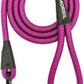 Rope Dog Leash, 6 Foot Heavy Duty Dog Leash with Aviation Aluminum Auto Locking Carabiner, Strong Nylon Pet Lead for Small, Medium, Large Dogs (Rose Red, 6FT)