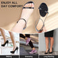 Ball of Foot Cushions, Metatarsal Pads Women, High Heels Non-Slip Comfort Pads, Shoe Support for Metatarsalgia Mortons Neuroma Pain Relief (2 Pairs,Black)
