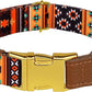 AirTag Dog Collar for Small Medium Large Breed - Adjustable Cute Pattern Dog Collar with Airtag Holder - Soft Leather Tracker GPS Apple Air Tag Pet Collars (Small, 12"-15" Neck Fit, Western)