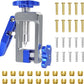 2-in-1 Bike Hydraulic Brake Tool, Hydraulic Hose Cutter & Fitting Insert Tool with Brass Olives, Brake Lines Tubing Entry Device