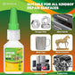 Metal Glue, 30g Heavy Duty Adhesive for Metals and Other Materials Bonding, Waterproof & Fast-Drying, Super Instant Glue for Metal Repairs, Jewelry, DIY Projects, Aluminum, Steel, and More