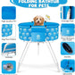 Dog Bathtub, Elevated Dog Bath Tub for Pet Bathing Shower and Grooming. Portable, Foldable with Safety Lock, Professional Pet Dog Washing Station for Small, Medium, Large Dogs Cats, No Backache
