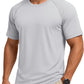 MAGCOMSEN Men's Short Sleeve UPF 50+ Sun Protection Shirts Quick Dry Athletic T-Shirt Hiking Running Swimming Rash Guard