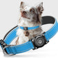 Airtag Dog Collar - 100% Waterproof Air tag Dog Collar Holder for Apple AirTag, Reflective, Soft Padded, Everlasting, GPS Dog Collar for Small Medium Large Dogs (Blue, S)